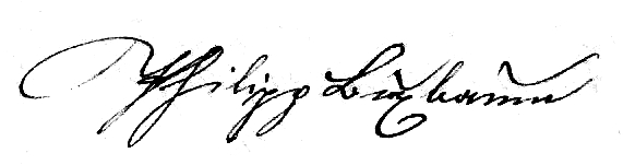 Handschrift Philipp Buxbaum