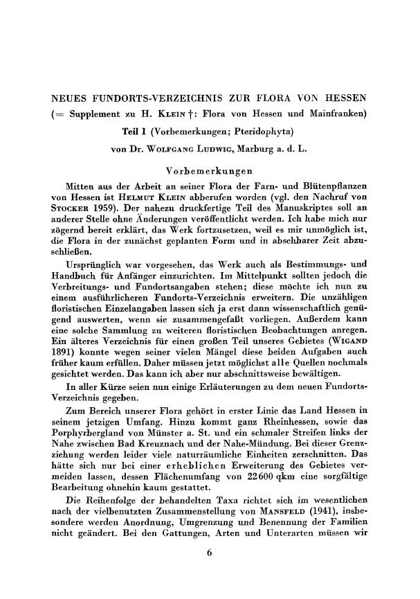 Ludwig: Flora Hessen