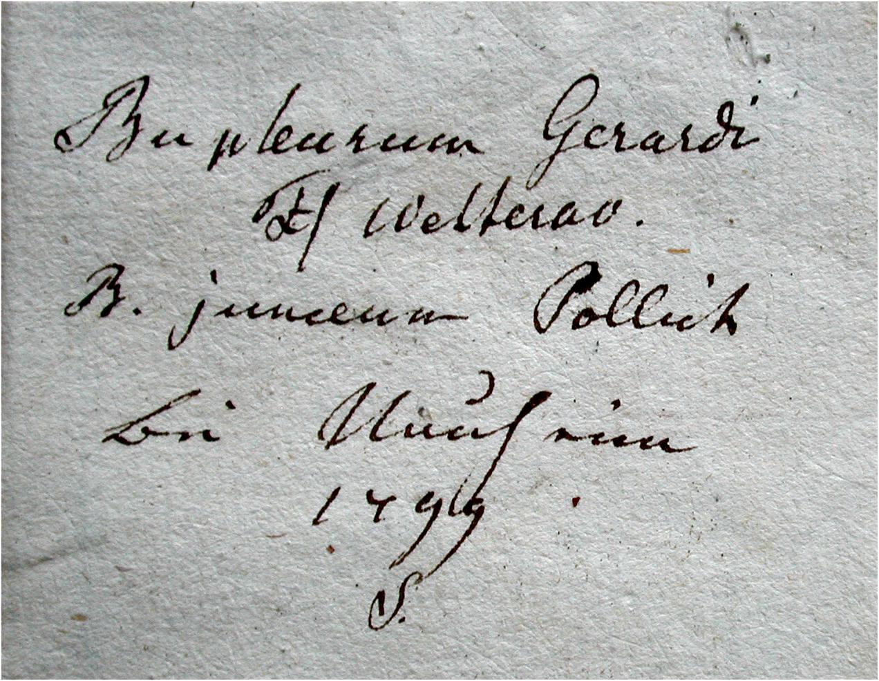 Handschrift Johannes Scherbius, Beleg aus GOET