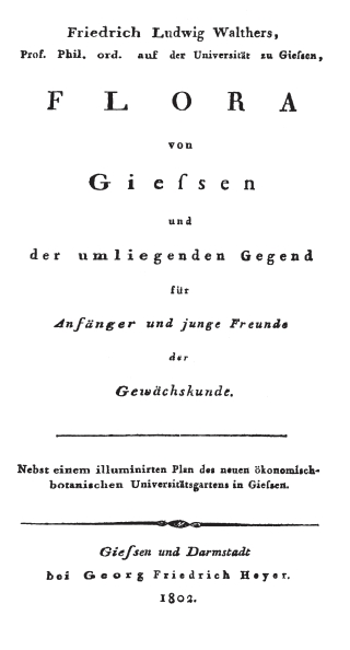Walther: Flora Giessen